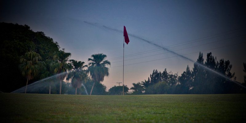 work with a professional that services and repairs golf course pumps